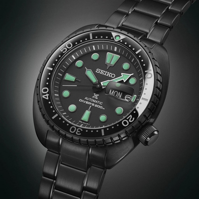 SEIKO Prospex King Turtle The Black Series Night Vision SRPK43 SRPK43J SRPK43J1
