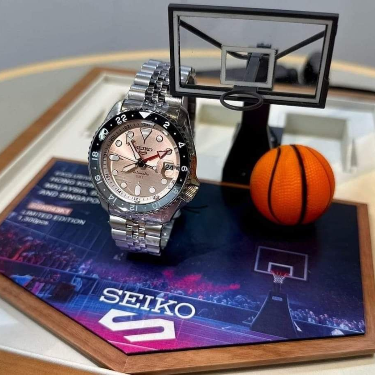 SEIKO 5 Sports GMT 'SLAM DUNK' SSK043 SSK043K SSK043K1 Thong Sia