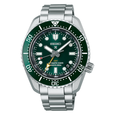 Seiko Prospex Marine Green GMT Automatic Watch SPB381 SPB381J SPB381J1