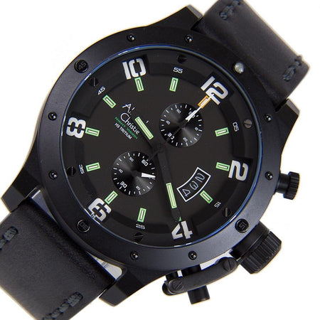 9218NMCLIPBA Alexandre Christie Night Vision Quartz Analog Mens Watch