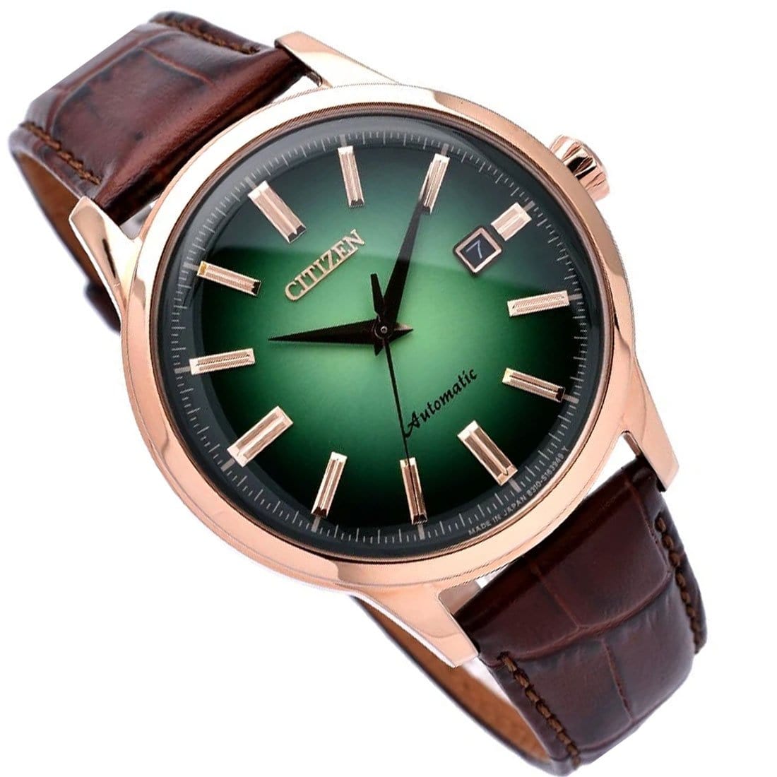 Citizen green dial best sale