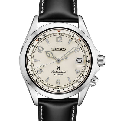 Seiko Prospex Alpinist Automatic 200M Leather Strap Mens Dive Watch SBDC089