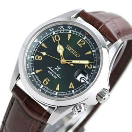 Seiko SPB121 SPB121J SPB121J1 Alpinist Prospex Leather Diving Watch
