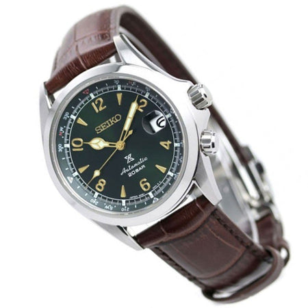 Seiko SPB121 SPB121J SPB121J1 Alpinist Prospex Leather Diving Watch