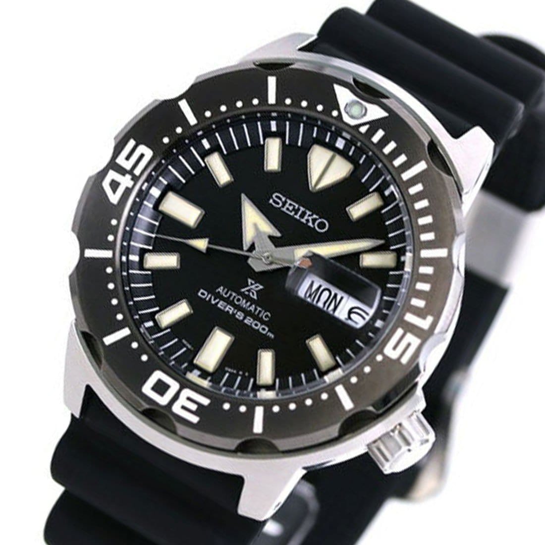 SBDY035 Seiko Prospex Monster 200M Analog Automatic Mens Dive Watch