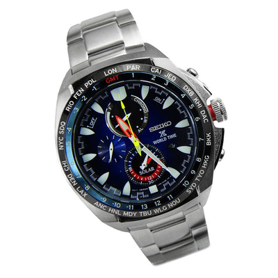 SSC549P1 SSC549 Seiko Prospex Solar 100M World Time Mens Sports Watch