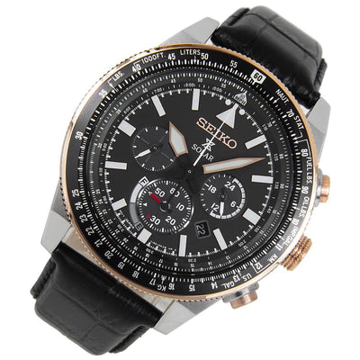 SSC611P1 SSC611 Seiko Prospex Sky Solar 100M Chronograph Mens Pilot Watch