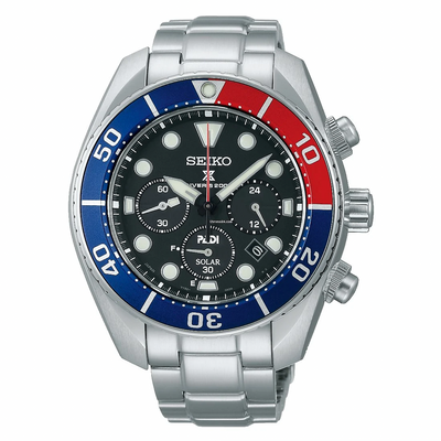 Seiko SSC795 SSC795J1 PROSPEX 2021 THE FINAL "PEPSI PADI SUMO" Solar Power Chronograph Watch