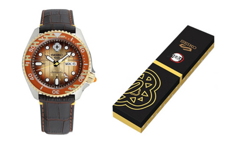 SEIKO X Demon Slayer SRPJ24 SRPJ24K SRPJ24K1 ( Kimetsu no Yaiba ) Zenitsu Agasuma Automatic Sport 5 Limited Edition