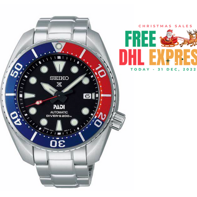 Seiko Prospex SPB181J1 SPB181J SPB181 Padi Sumo Automatic 24 Jewels Black Dial Watch