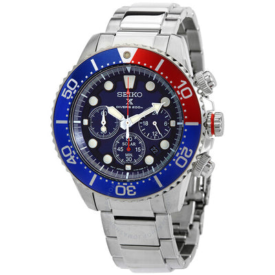 Seiko Prospex SSC783P1 Solar Chronograph Blue Dial Men's Watch