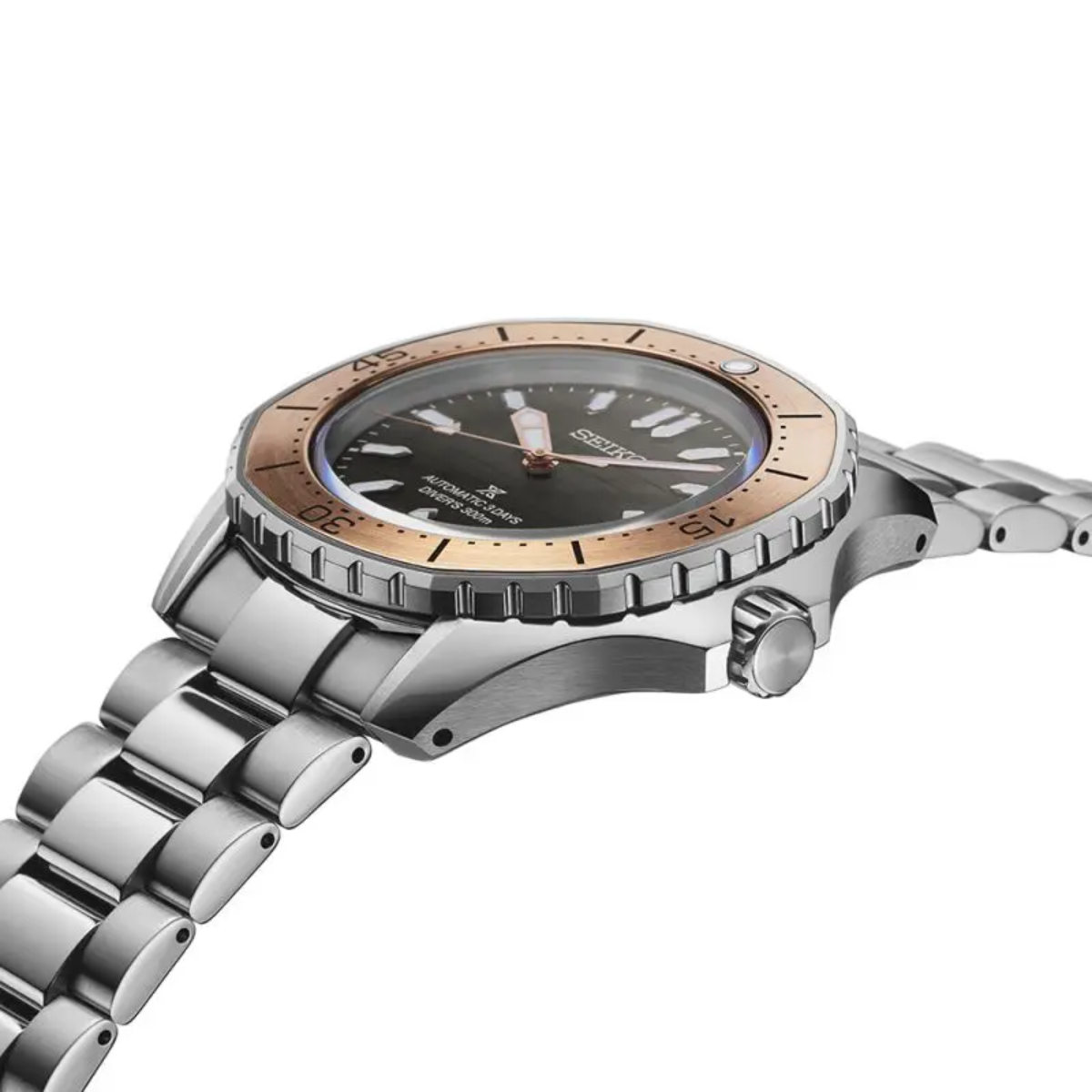 SEIKO Prospex Diver’s Watch – Polygonal in Ocean grey & bronze tone SPB485 SPB485J SPB485J1