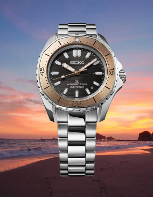 Load image into Gallery viewer, SEIKO Prospex Diver’s Watch – Polygonal in Ocean grey &amp; bronze tone SPB485 SPB485J SPB485J1
