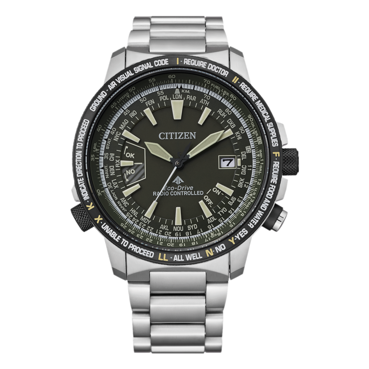 Citizen Promaster Sky Titanium Radio Controlled Eco-Drive Men's Watch CB0206-86X
