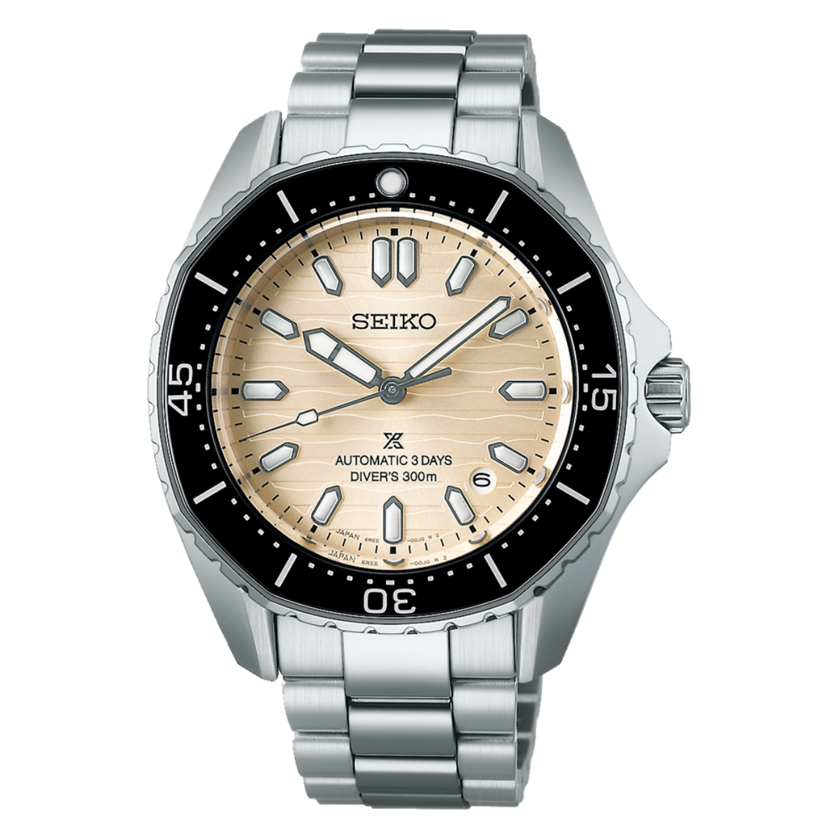 SEIKO Prospex Diver’s Watch – Polygonal in Pearl-White SPB481 SPB481J SPB481J1