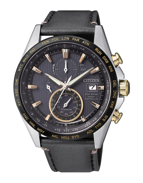 Load image into Gallery viewer, Citizen Super Titanium Radio Controlled Eco-Drive Men&#39;s Watch AT8158-14H
