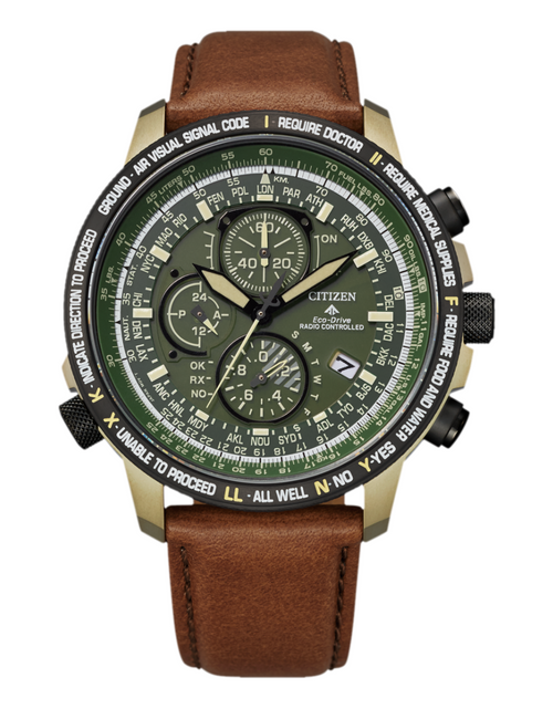 Load image into Gallery viewer, Citizen Super Titanium Radio Controlled Eco-Drive Men&#39;s Watch AT8194-11X

