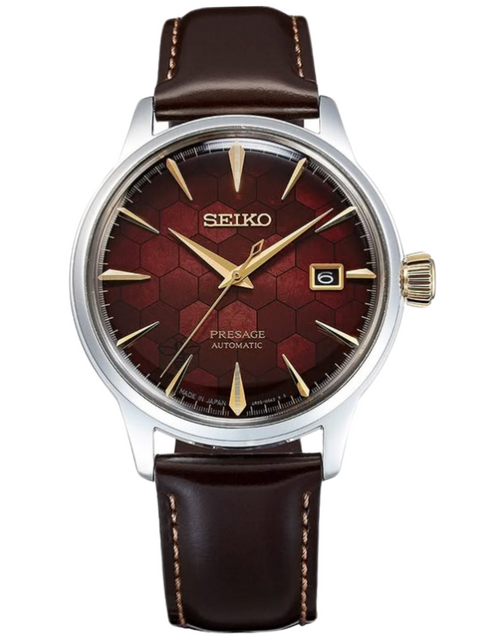 Load image into Gallery viewer, SEIKO Presage Cocktail Time &#39;Pomegranate Honey&#39; SRPL21J1 70th anniversary of Seiko in Taiwan.
