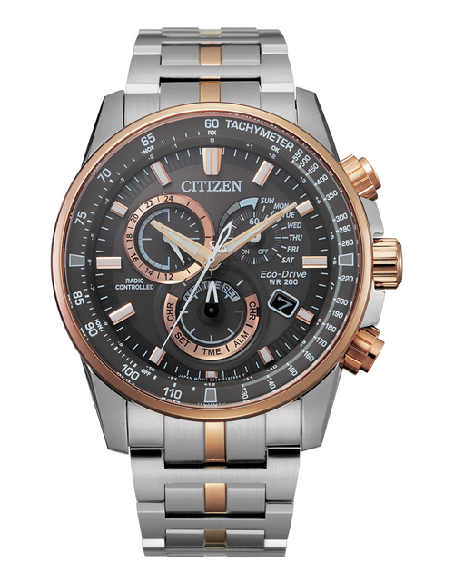 Load image into Gallery viewer, Citizen PCAT Controlled Chronograph Eco-Drive Men&#39;s Watch CB5886-58H
