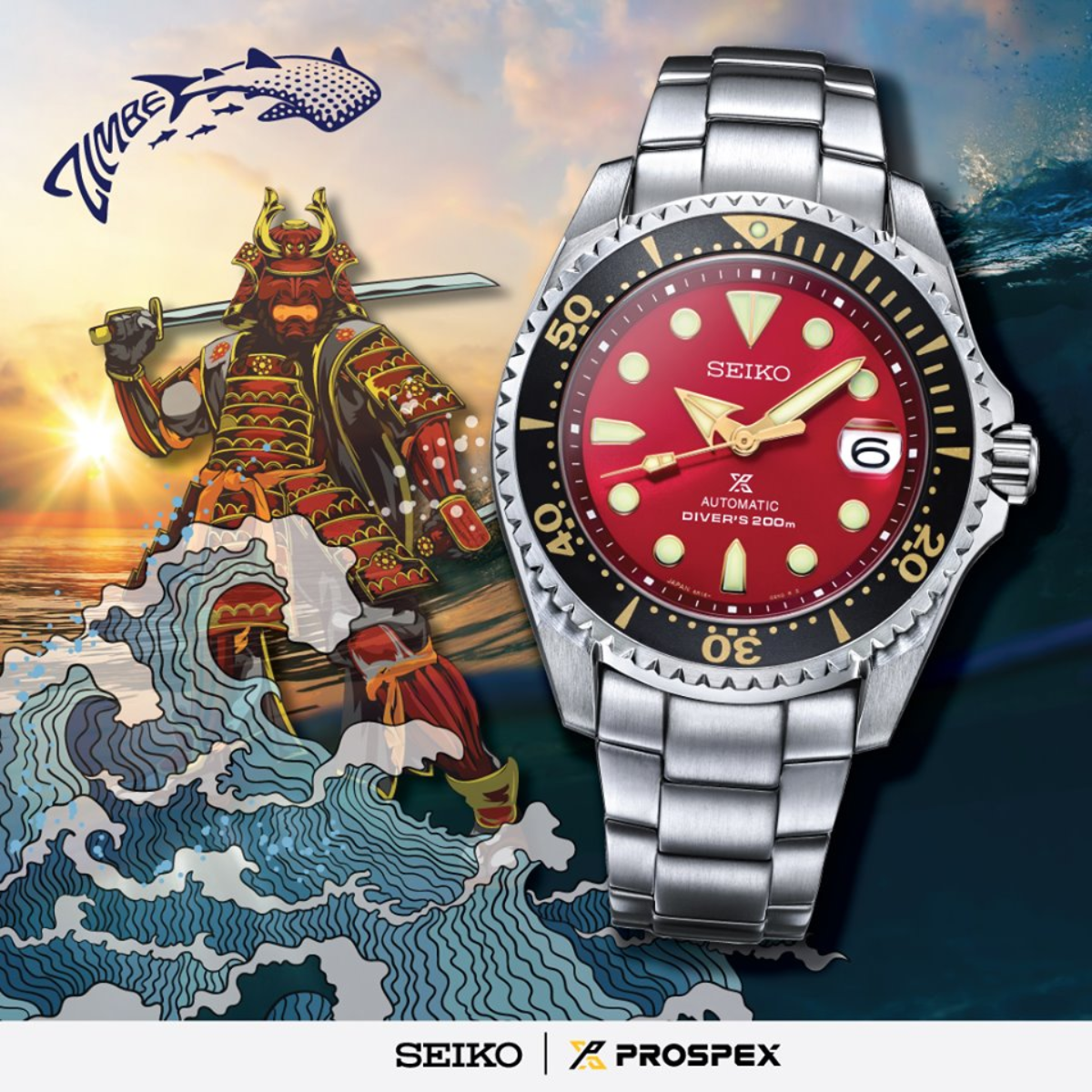 SEIKO Prospex ZIMBE No.11 Shogun Titanium Limited Edition of 500 pcs. SPB099 SPB099J SPB099J1