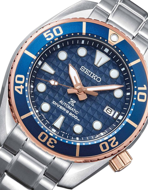 Load image into Gallery viewer, Seiko Prospex Automatic Diver Sumo Asia Exclusive Limited Edition &quot;Blue Coral&quot; - SPB344
