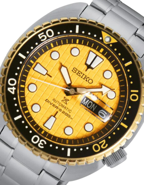 Seiko sales yellow turtle