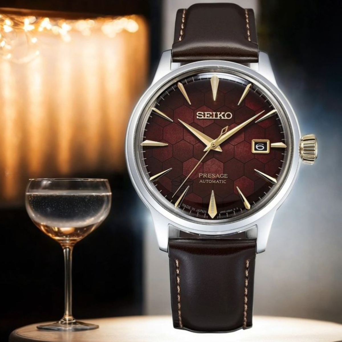 SEIKO Presage Cocktail Time 'Pomegranate Honey' SRPL21J1 70th anniversary of Seiko in Taiwan.