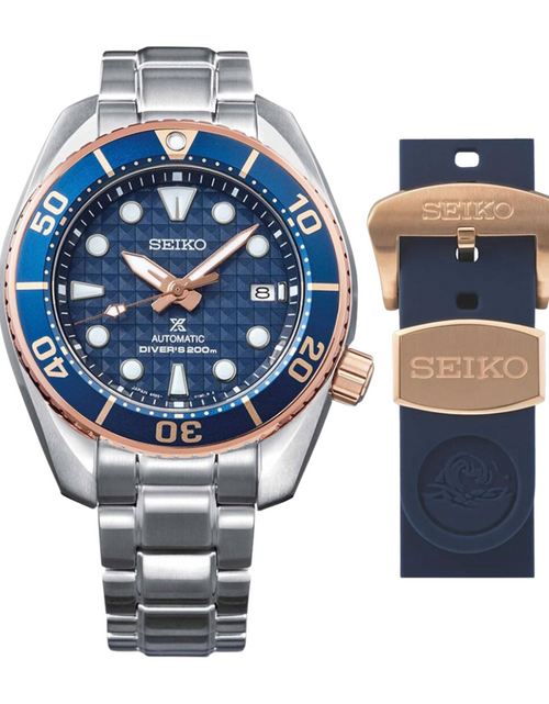 Load image into Gallery viewer, Seiko Prospex Automatic Diver Sumo Asia Exclusive Limited Edition &quot;Blue Coral&quot; - SPB344
