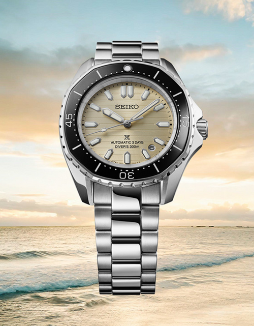 Load image into Gallery viewer, SEIKO Prospex Diver’s Watch – Polygonal in Pearl-White SPB481 SPB481J SPB481J1
