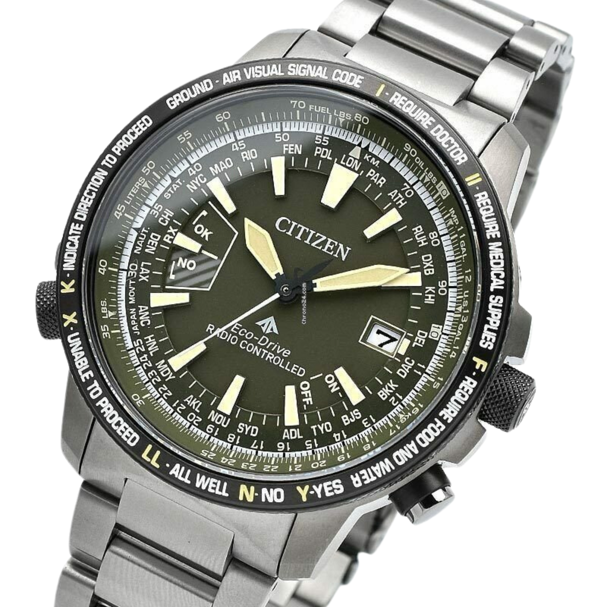 Citizen Promaster Sky Titanium Radio Controlled Eco-Drive Men's Watch CB0206-86X