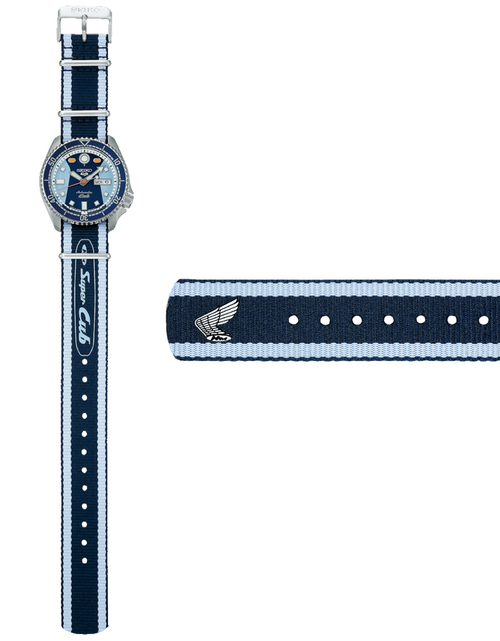 Load image into Gallery viewer, Seiko 5 Sports 55th Anniversary Super Cub Limited Edition SRPK37
