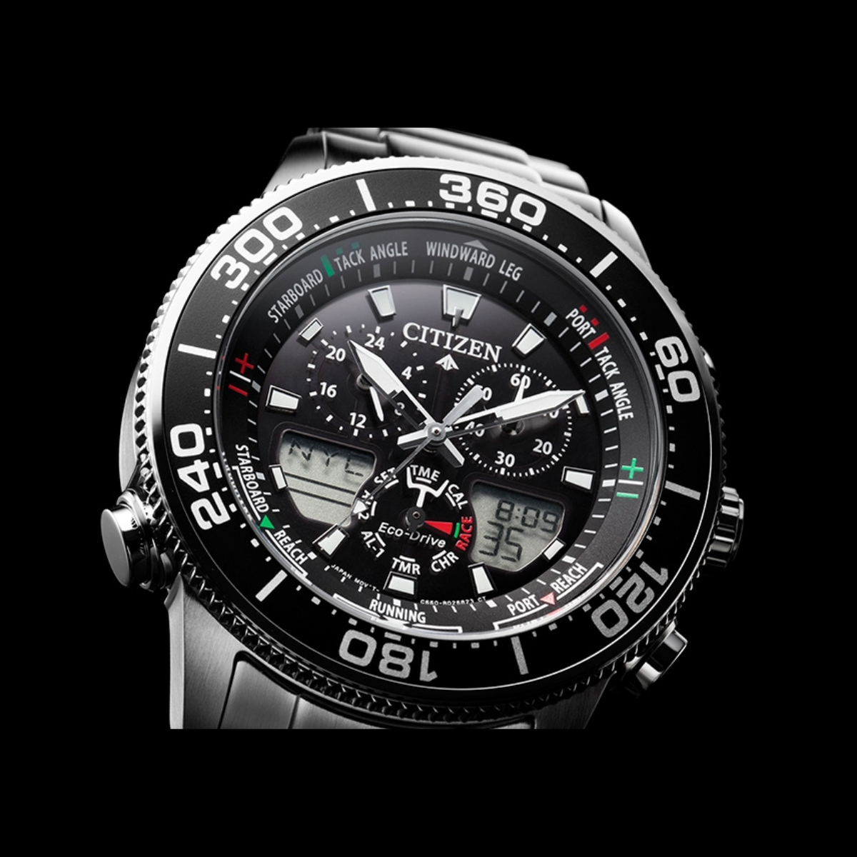 Citizen Promaster Marine Yacht Eco-Drive Men's Watch JR4060-88E Citizen Promaster Marine Yacht Eco-Drive Men's Watch JR4060-88E
