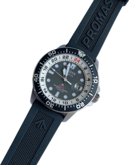 Load image into Gallery viewer, Citizen Promaster Marine GMT 200m Eco-Drive Men&#39;s Watch BJ7110-11E
