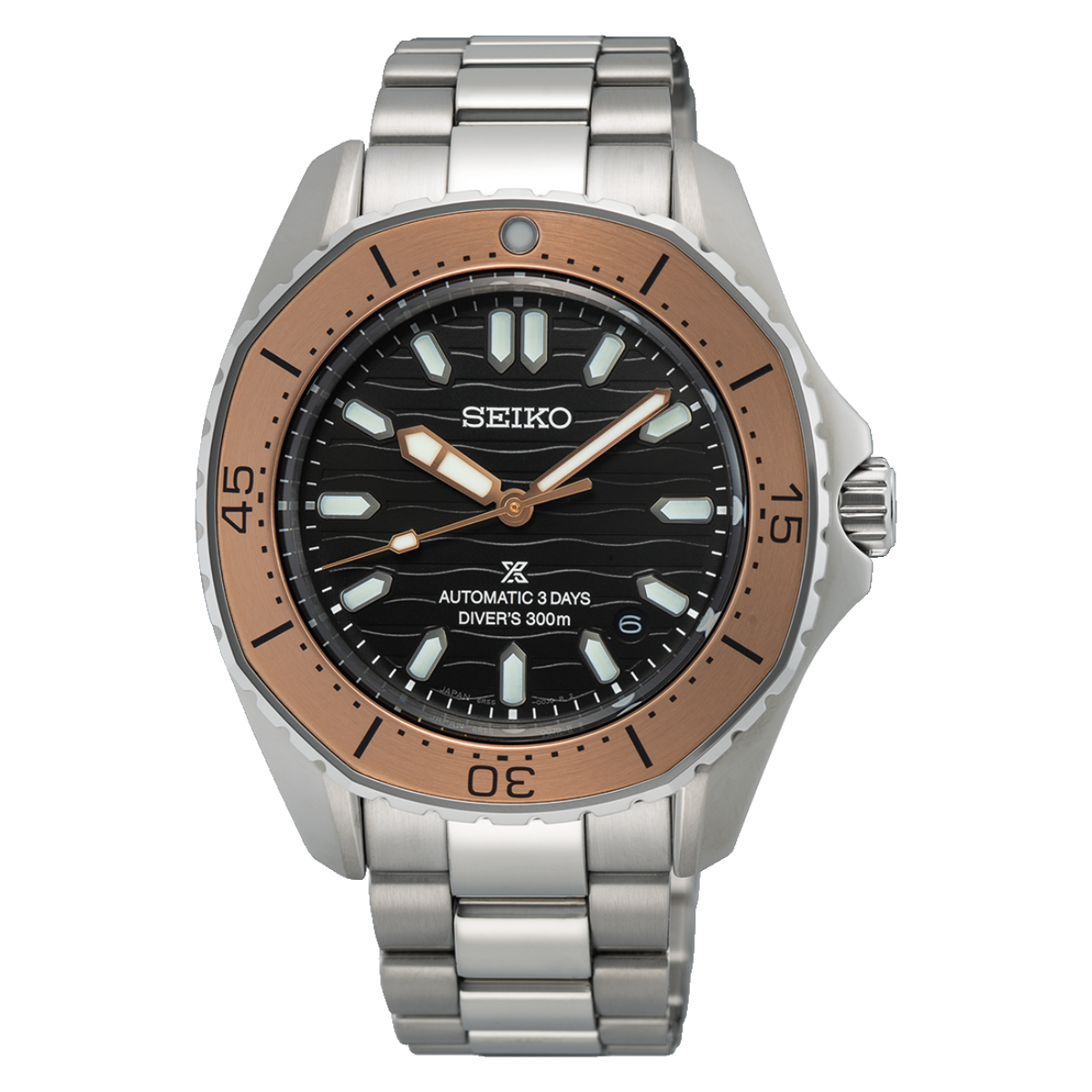 SEIKO Prospex Diver’s Watch – Polygonal in Ocean grey & bronze tone SPB485 SPB485J SPB485J1