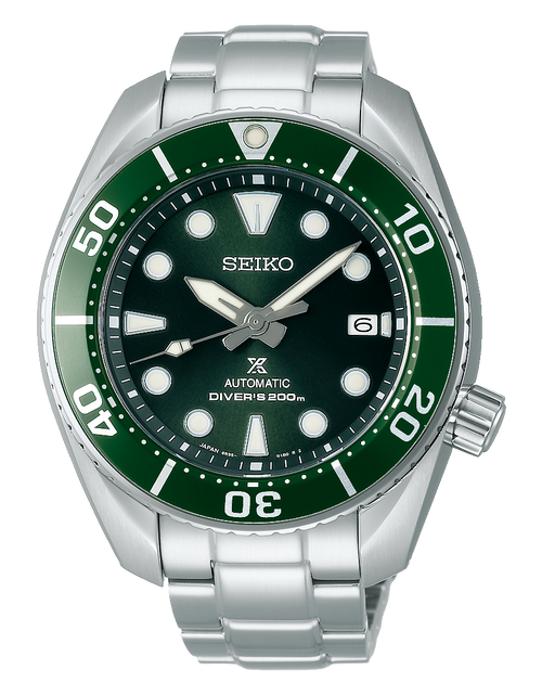 Load image into Gallery viewer, Seiko Prospex SPB103 SPB103J SPB103J1 Green Sumo Scuba Diving Watch
