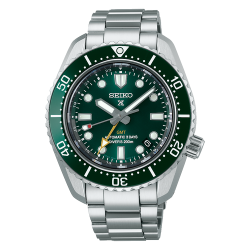 Seiko Prospex Marine Green GMT Automatic Watch SPB381 SPB381J SPB381J1