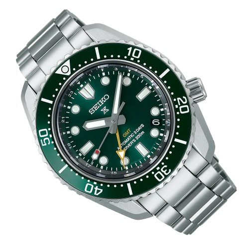 Load image into Gallery viewer, Seiko Prospex Marine Green GMT Automatic Watch SPB381 SPB381J SPB381J1
