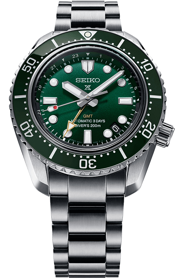 Seiko Prospex Marine Green GMT Automatic Watch SPB381 SPB381J SPB381J1