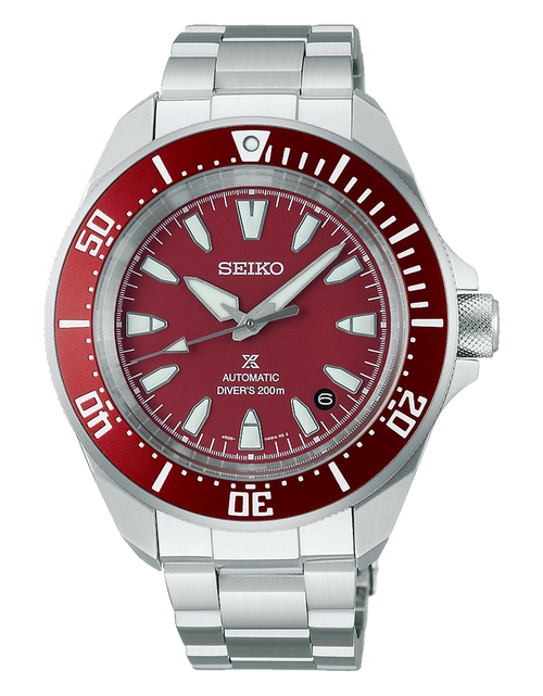 Load image into Gallery viewer, SEIKO Prospex Samurai SRPL11 SRPL11K SRPL11K1 Crimson Red Diver Men&#39;s Watch
