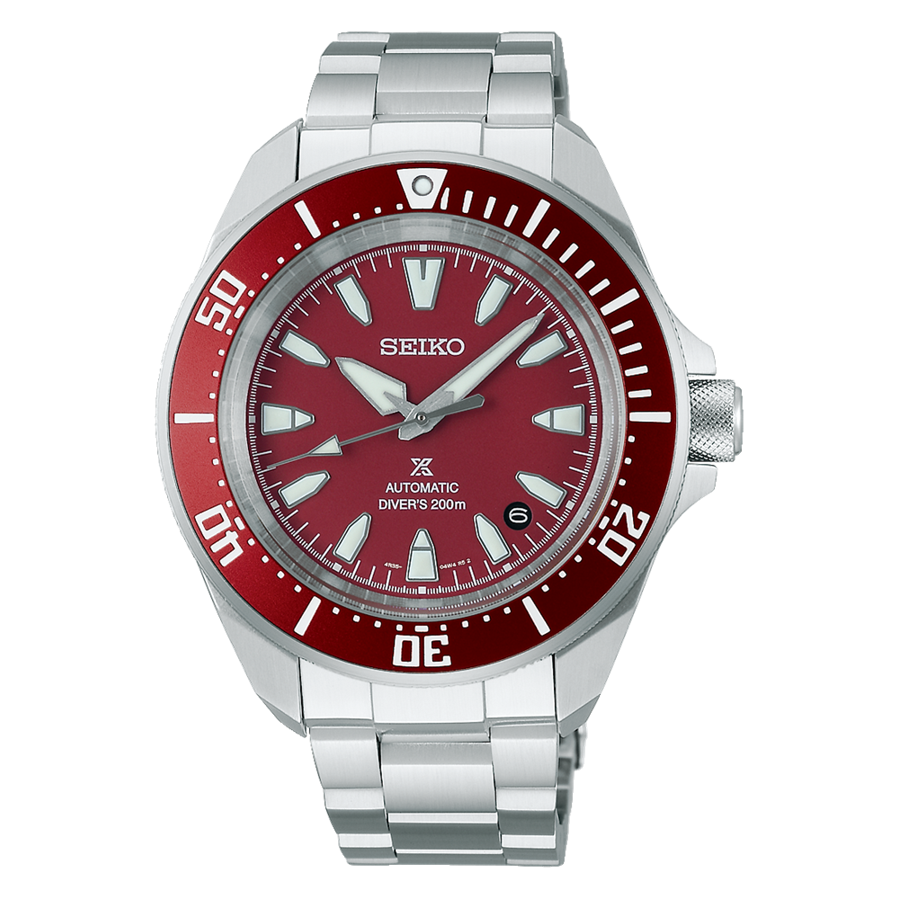 SEIKO Prospex Samurai SRPL11 SRPL11K SRPL11K1 Crimson Red Diver Men's Watch