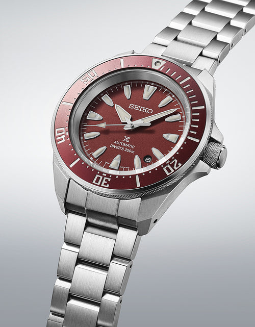 Load image into Gallery viewer, SEIKO Prospex Samurai SRPL11 SRPL11K SRPL11K1 Crimson Red Diver Men&#39;s Watch
