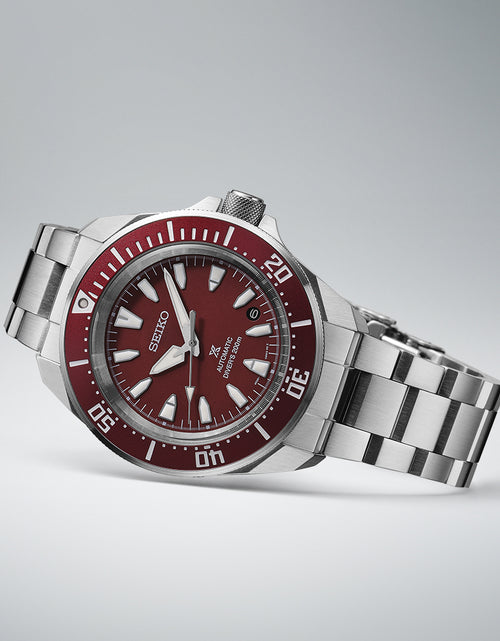 Load image into Gallery viewer, SEIKO Prospex Samurai SRPL11 SRPL11K SRPL11K1 Crimson Red Diver Men&#39;s Watch
