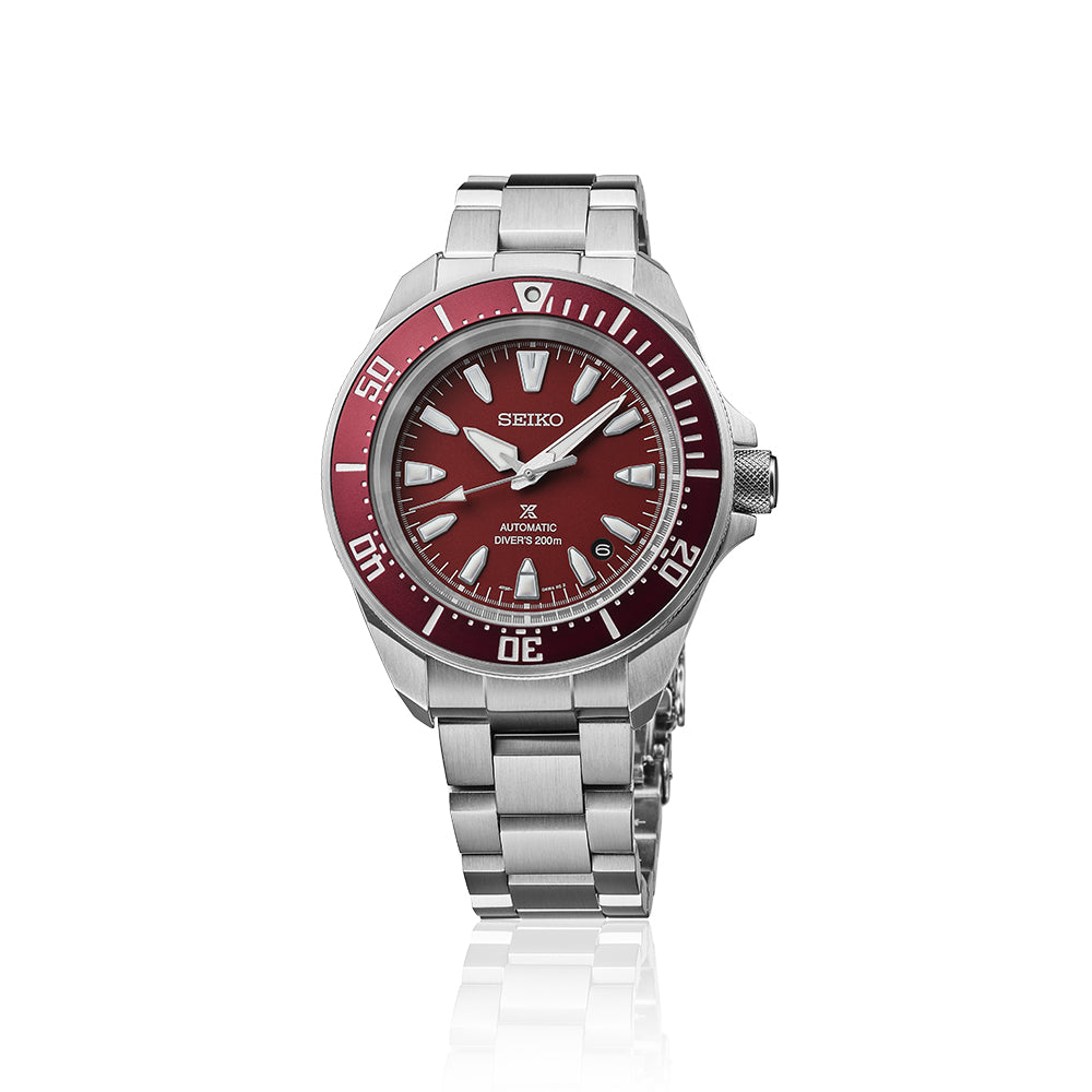 SEIKO Prospex Samurai SRPL11 SRPL11K SRPL11K1 Crimson Red Diver Men's Watch