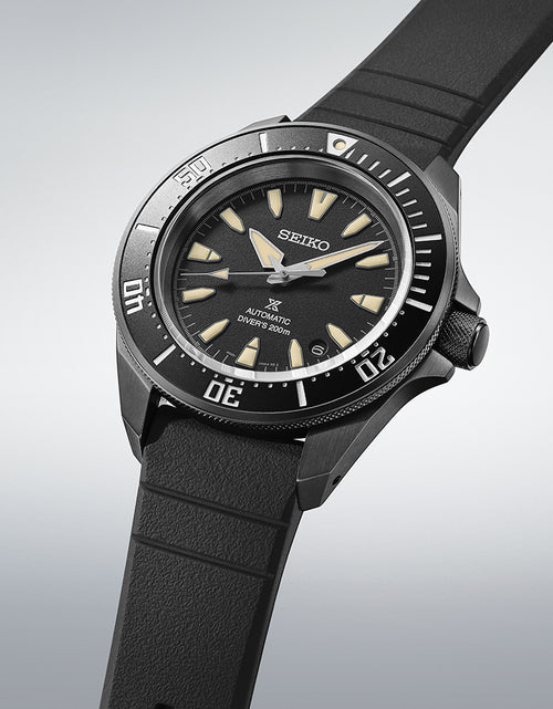 Load image into Gallery viewer, SEIKO Prospex Samurai SRPL15 SRPL15J SRPL15J1 Black Diver Men&#39;s Watch
