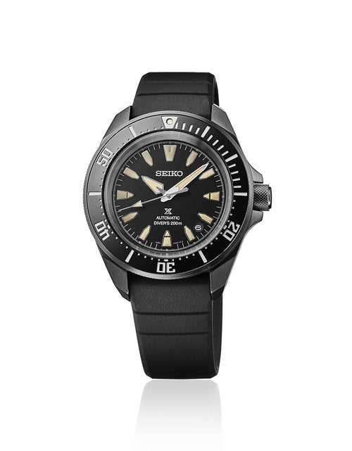 Load image into Gallery viewer, SEIKO Prospex Samurai SRPL15 SRPL15J SRPL15J1 Black Diver Men&#39;s Watch
