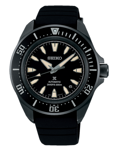 Load image into Gallery viewer, SEIKO Prospex Samurai SRPL15 SRPL15J SRPL15J1 Black Diver Men&#39;s Watch
