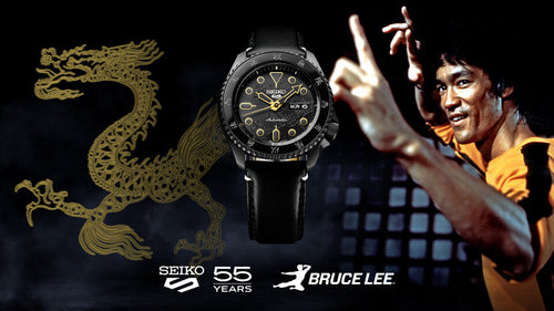 Load image into Gallery viewer, Seiko 5 Sports 55th Anniversary Bruce Lee Limited Edition SRPK39 SRPK39K SRPK39K1
