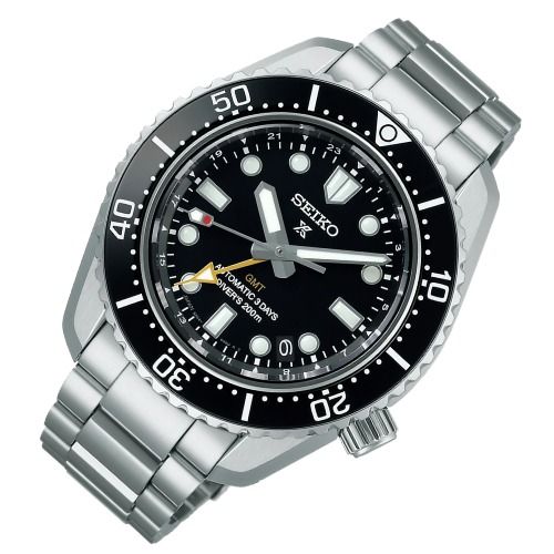 Seiko Prospex Dark Depths GMT 200 m. Automatic Watch SPB383