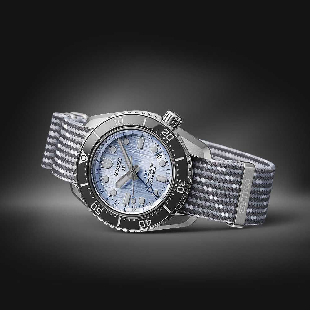 Seiko Prospex Glacier Blue GMT Automatic Watch SPB385 SPB385J SPB385J1