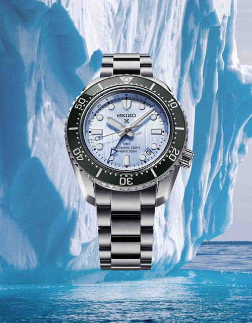 Load image into Gallery viewer, Seiko Prospex Glacier Blue GMT Automatic Watch SPB385 SPB385J SPB385J1
